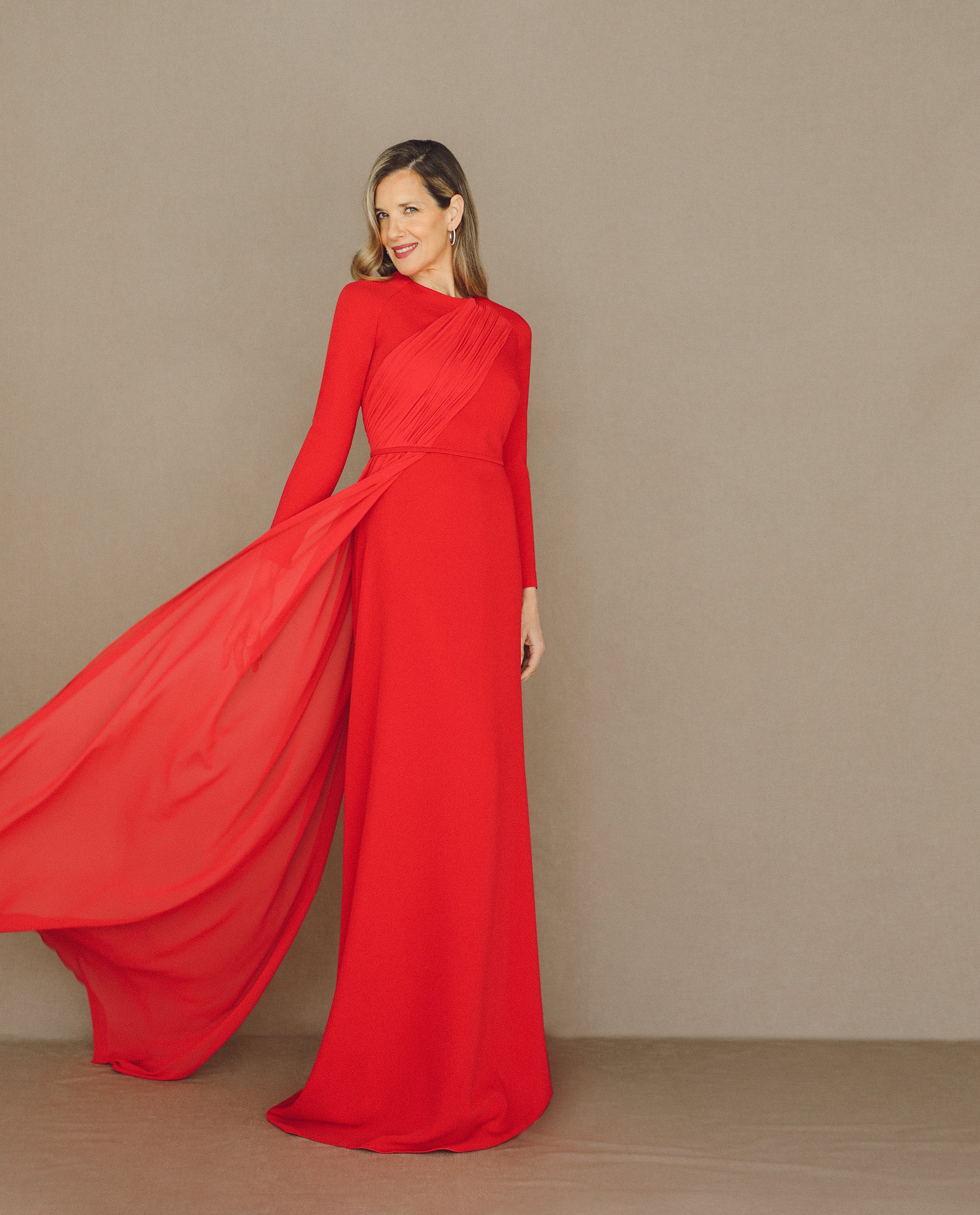 Vestidos de 2024 madrina rojos